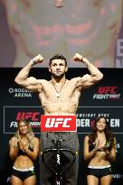 UFC Fight Night Weigh-In Event Ridder vs Allen - Vancouver