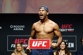 UFC Fight Night Weigh-In Event Ridder vs Allen - Vancouver