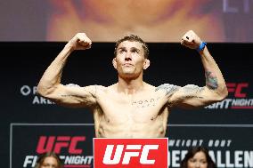 UFC Fight Night Weigh-In Event Ridder vs Allen - Vancouver