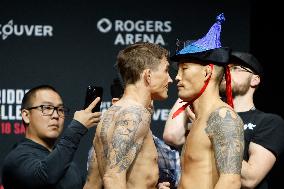 UFC Fight Night Weigh-In Event Ridder vs Allen - Vancouver