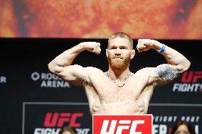 UFC Fight Night Weigh-In Event Ridder vs Allen - Vancouver