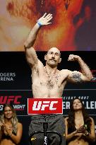 UFC Fight Night Weigh-In Event Ridder vs Allen - Vancouver