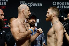 UFC Fight Night Weigh-In Event Ridder vs Allen - Vancouver