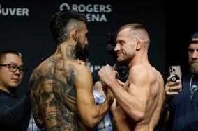UFC Fight Night Weigh-In Event Ridder vs Allen - Vancouver