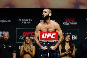 UFC Fight Night Weigh-In Event Ridder vs Allen - Vancouver