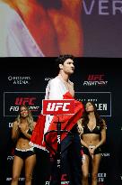 UFC Fight Night Weigh-In Event Ridder vs Allen - Vancouver