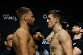 UFC Fight Night Weigh-In Event Ridder vs Allen - Vancouver