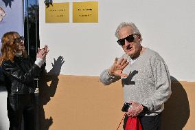 17th Lumiere Film Festival Michael Mann Unveils His Plaque On Film Makers Wall