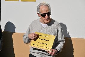 17th Lumiere Film Festival Michael Mann Unveils His Plaque On Film Makers Wall