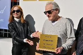 17th Lumiere Film Festival Michael Mann Unveils His Plaque On Film Makers Wall