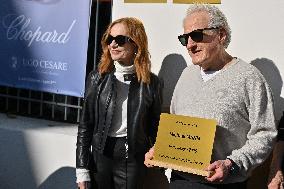 17th Lumiere Film Festival Michael Mann Unveils His Plaque On Film Makers Wall