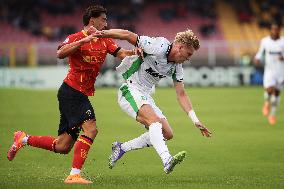 CALCIO - Serie A - US Lecce vs US Sassuolo