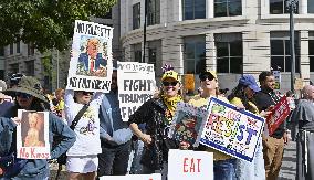 Anti-Trump protest in Washington