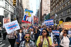 No Kings Protest in New York City - NYC