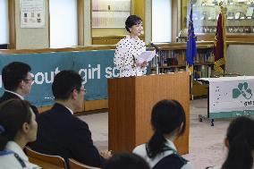 Princess Kako at girl scouts event