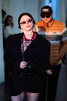Lady Gaga and Boyfriend Arrive At Linate Airport - Milan