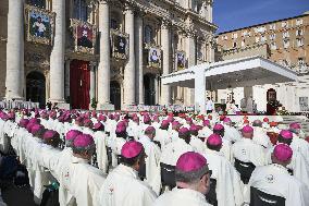 Pope Leo XIV Leads Mass For The Canonization Of 7 New Saints - Vatican