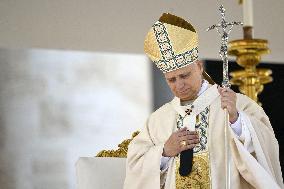 Pope Leo XIV Leads Mass For The Canonization Of 7 New Saints - Vatican