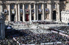 Pope Leo XIV Leads Mass For The Canonization Of 7 New Saints - Vatican