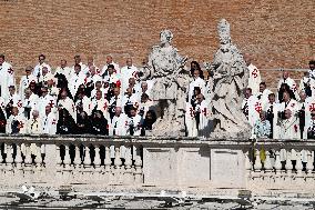 Pope Leo XIV Leads Mass For The Canonization Of 7 New Saints - Vatican