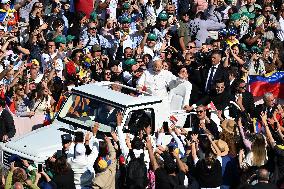 Pope Leo XIV Leads Mass For The Canonization Of 7 New Saints - Vatican