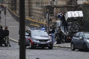 Robbery at the Louvre Museum - Paris