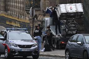 Robbery at the Louvre Museum - Paris