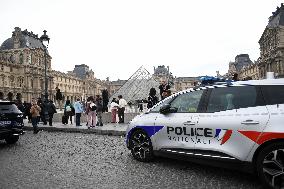 Robbery at the Louvre Museum - Paris