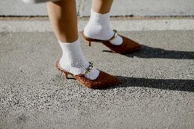 PFW - Jean-Paul Gaultier Street Style