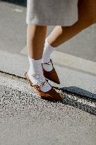 PFW - Jean-Paul Gaultier Street Style