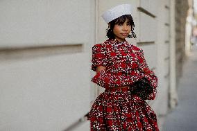 PFW - Jean-Paul Gaultier Street Style