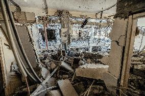 Gaza Hospitals In Ruins