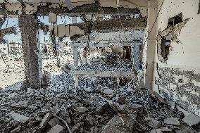 Gaza Hospitals In Ruins