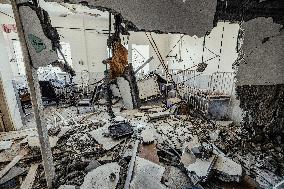 Gaza Hospitals In Ruins