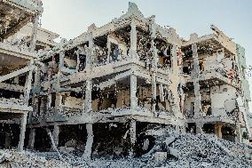 Gaza Hospitals In Ruins