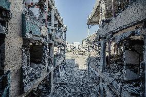Gaza Hospitals In Ruins
