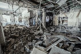 Gaza Hospitals In Ruins
