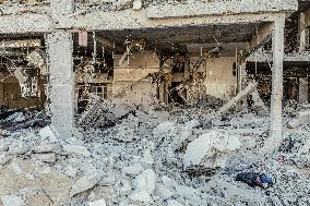 Gaza Hospitals In Ruins