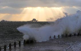 Light Waterfall Landscape
