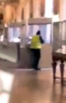 CCTV Images of The Louvre Museum Robbery - Paris