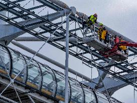 Start of Renovation Work on The Centre Georges Pompidou - Paris