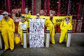 Climate Activists Demonstrate Against Tata Steel - The Hague
