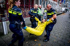 Climate Activists Demonstrate Against Tata Steel - The Hague