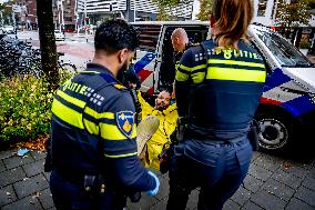 Climate Activists Demonstrate Against Tata Steel - The Hague