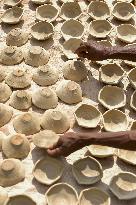 Earthen Lamp Making - India