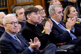 Don Antonia Columbia At "Free From Drugs, Free From Fear" Conference - Rome