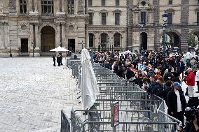 Day after Robbery of the closed Louvre Museum - Paris