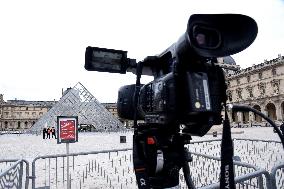 Day after Robbery of the closed Louvre Museum - Paris