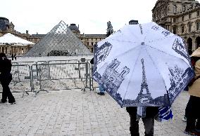 Day after Robbery of the closed Louvre Museum - Paris