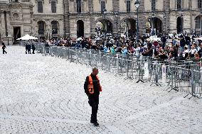 Day after Robbery of the closed Louvre Museum - Paris